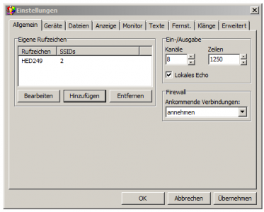 Paxon Einstellungen Allgemein 3