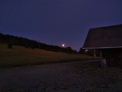 Monduntergang am 17.07.2019 um 05:20 Uhr im 'oberen Graffenrieder'