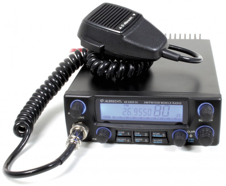 Das neue Albrecht AE 5890 EU CB 40 Kanal AM/FM/SSB 4 Watt / SSB 12 Watt