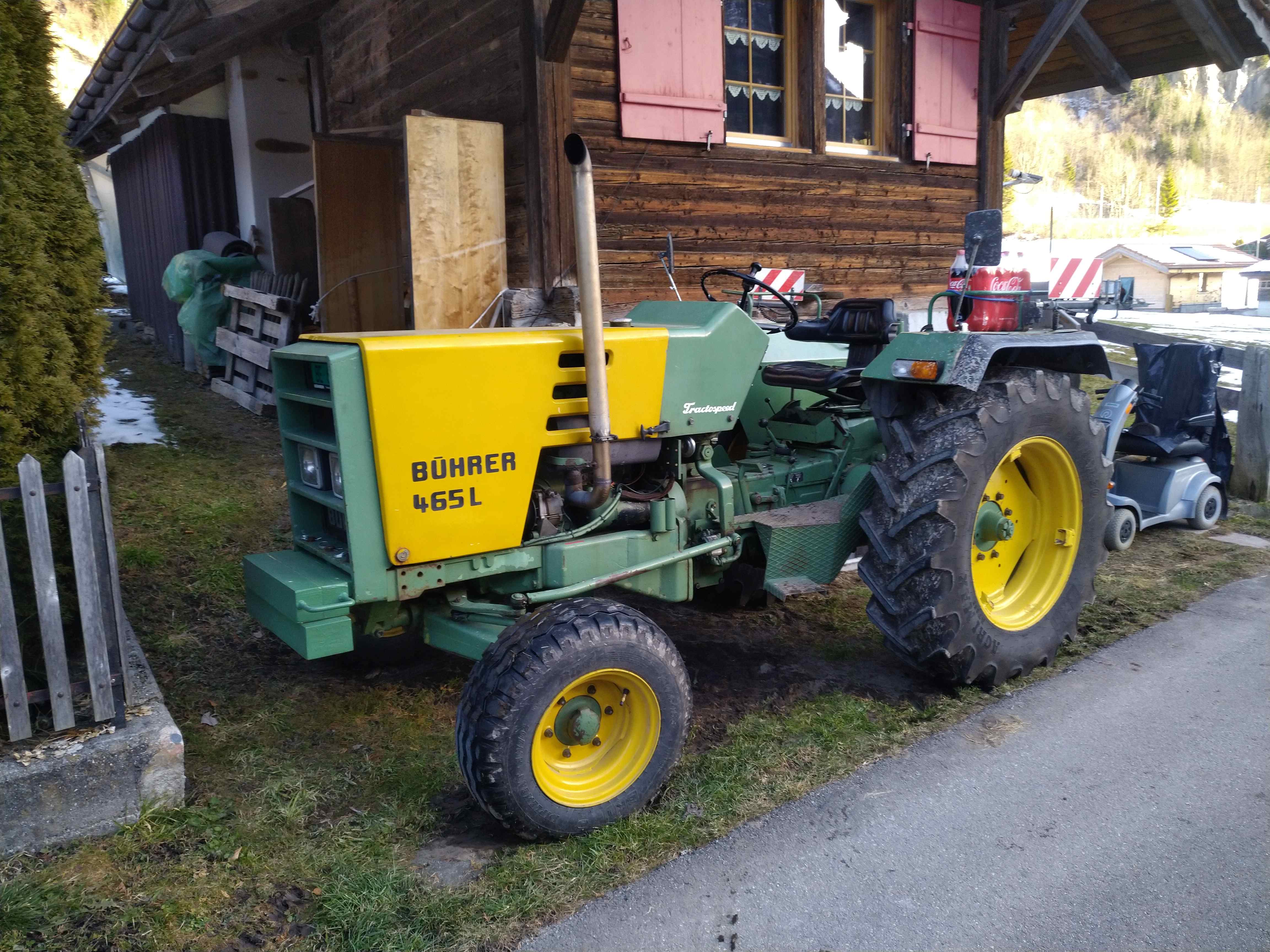 Bührer 465 L auf seinem neuen Parkplatz